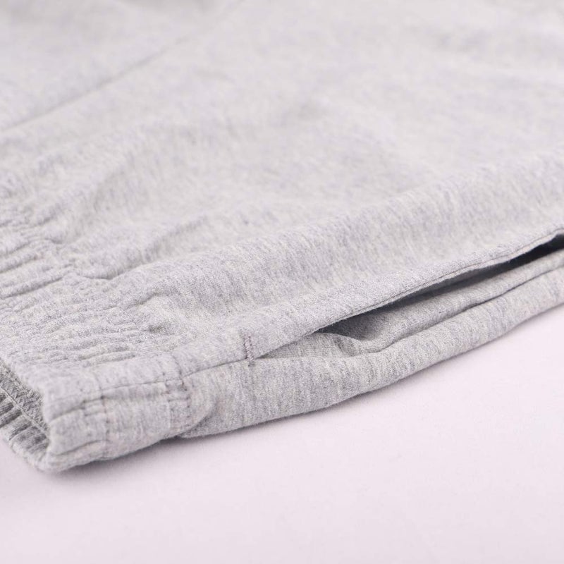JEEING GEAR Men's Bodybuilding Workout Gym Shorts 5" Inseam Sports Cotton with Pocket Gray Color Size M - Image 4